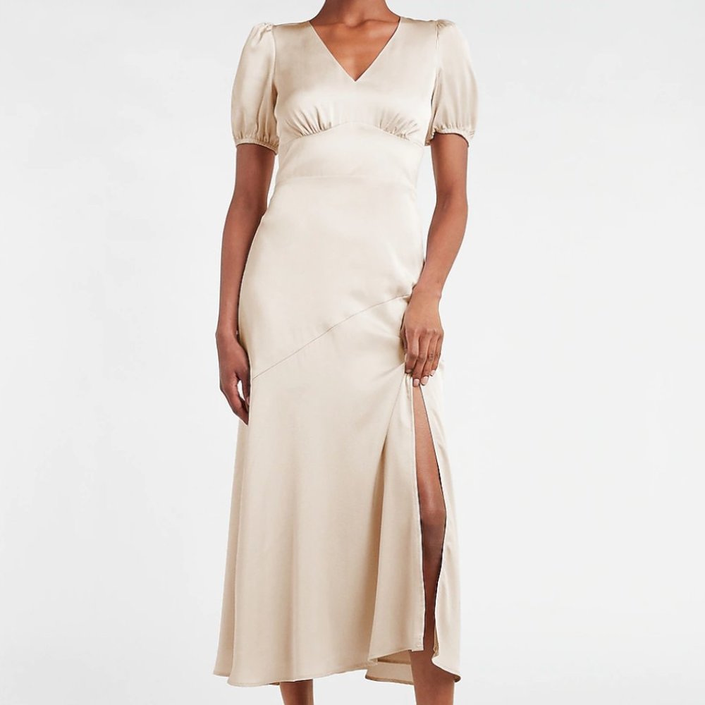 Porcelain Puff Dress
